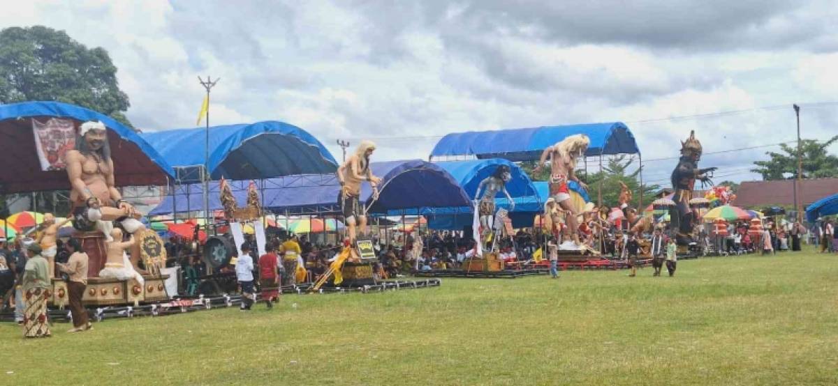 Festival Ogoh-Ogoh Kecamatan Toili Menggabungkan Budaya dan Sorotan Pariwisata
